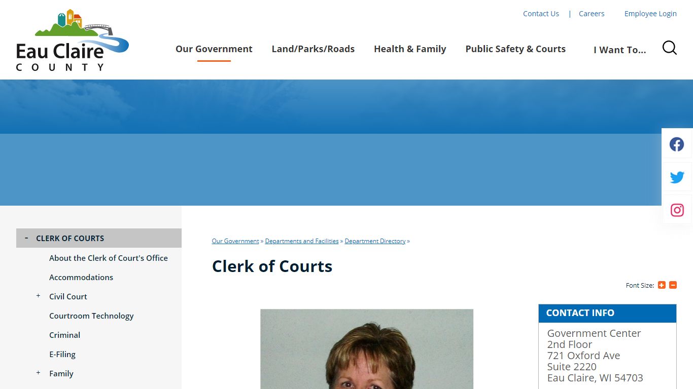 Clerk of Courts | Eau Claire County